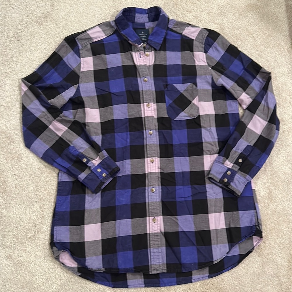 American Eagle Jegging Shirt Button Up